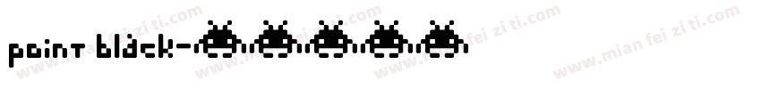 point black字体转换